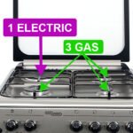 Gas Cooker Super General (3 Burner & 1 Electric Hot Plate) (60cm  x 60cm) (ምስ ቀረጹን መስደዲኡን) - Image 2